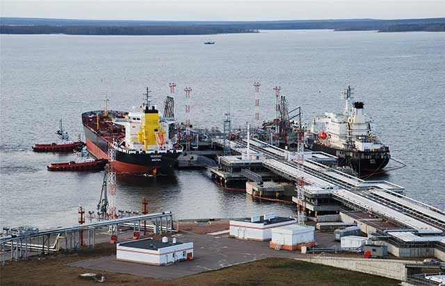 Строительство морского терминала Строительство морского терминала