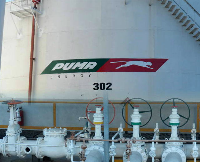 Резервуар компании Puma Energy Резервуар компании Puma Energy