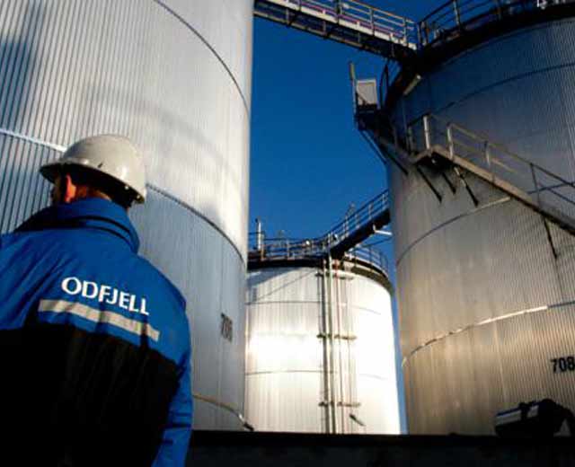 Вертикальные стальные резервуары компании Odfjell Terminals Вертикальные стальные резервуары компании Odfjell Terminals