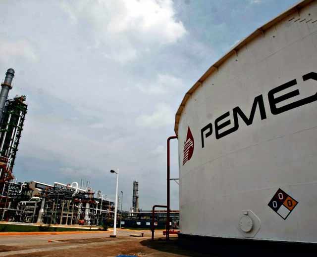Резервуар Pemex для нефти